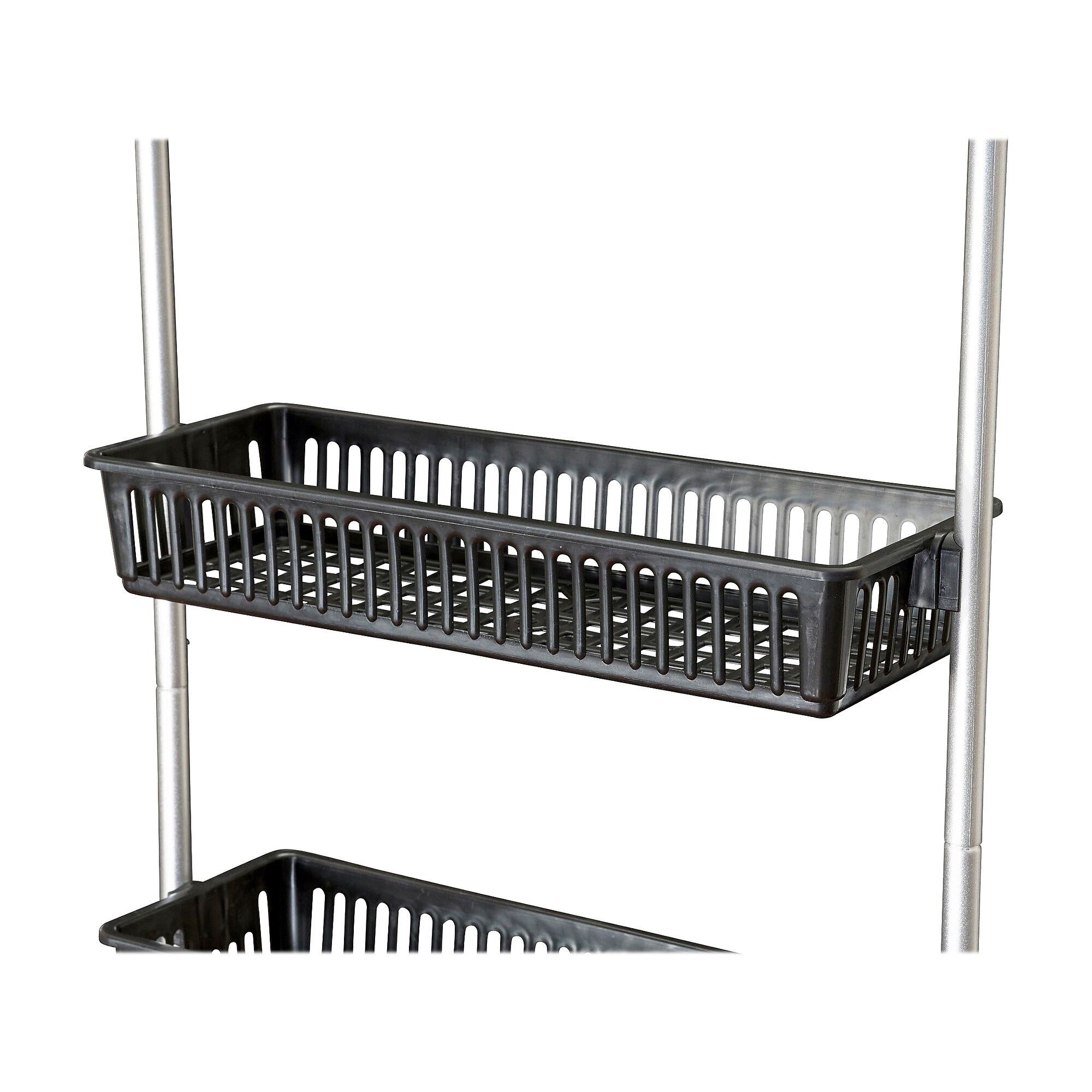 Household Essentials 6-Shelf Plastic Over-the-Door Storage Rack, 18″, Black (2157-1) Sansujyuku sansujyuku.com
