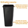 Coastwide Professional™ Indoor Trash Can Without Lid, Black Soft Molded Plastic, 10.25 Gallon (CW56433)~#|#~FCABE874-1154-4401-B5A0122946296B65_sc7