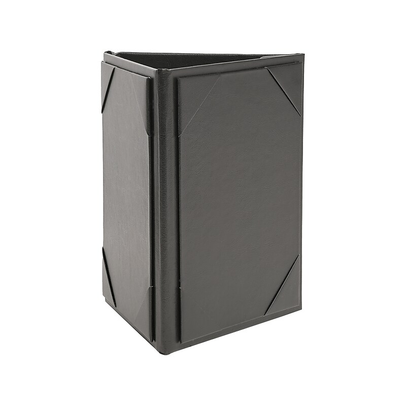 Excello Global Products Menu Holder, 4" x 6", Black (SPLS-MENU-4X6T) image 1