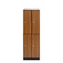 Alpine Industries 72" 2-Tier 2-Column Storage Locker, Oak (701-O-2-MK)~#|#~FCAE3B39-C1B9-40DA-85FDF66F51736E5A_sc7