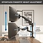 Mount-It! ProFlex Adjustable Heavy-Duty Dual Monitor Mount with Pole & Gas Spring Arms, Fits 17"– 49" Ultrawide Screens, Black~#|#~FCB85299-E756-45AF-A7B2CA24553872C6_sc7