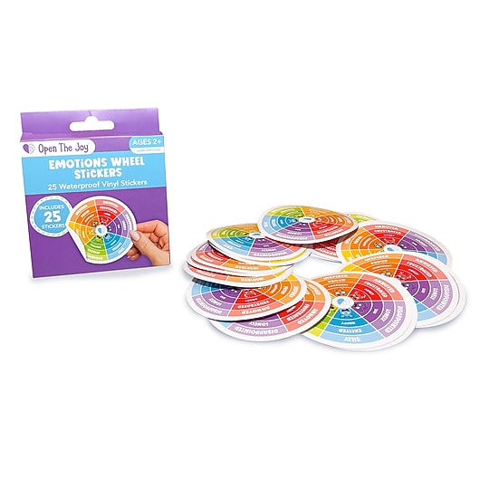 Open the Joy Emotions Wheel Sticker Class Pack Stickers, 25/Pack, 2 Packs/Bundle (OTJWHEELCP-2)~#|#~FCC049B0-96B6-4359-B1D9CFB3AC62733A_sc7
