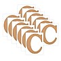 Plaid MDF Letters, 5", Brown Oxide, 12/Pack (PDE63556-12)~#|#~FCC2242D-41D7-41A8-AEC9D25CF84A836D_sc7