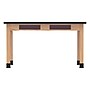 Diversified Woodcrafts School Classroom Rectangular Science Lab Table, 54" x 24", Oak (C720LBBK30N)~#|#~FCCB61CA-38CF-4F9C-BDF3C56862A11C51_sc7