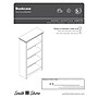 South Shore Gascony Standard 4-Shelf Bookcase, Pure White (7360767)~#|#~FCCB9374-B9D2-446B-BEE9AF7BA3614BC8_sc7