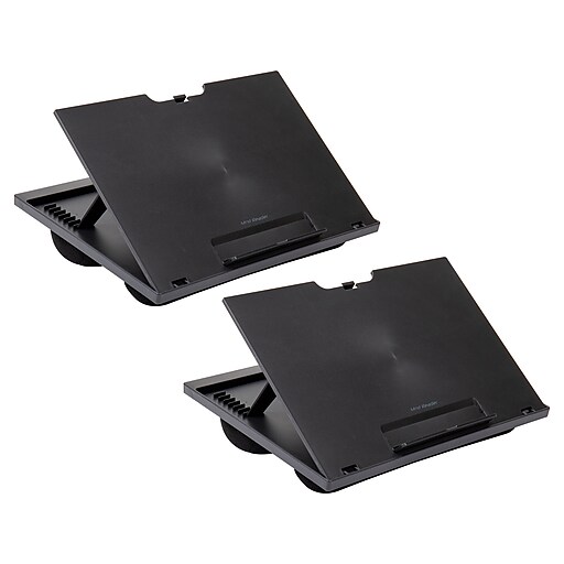 Mind Reader Anchor Collection 14.75" x 11" Plastic Adjustable 8 Position with Cushions Lap Desk