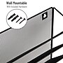 Mind Reader 5-Pocket Metal Mesh Mountable Wall File, Letter Size, Black (MAGSTACK-BLK)~#|#~FCCC83E7-0365-4E0A-8A35A713941A11B8_sc7