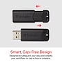 Verbatim PinStripe 16GB USB 3.2 Gen 1 Type A Flash Drive, Black (49316)~#|#~FCCFCAD5-24E0-43BD-8E7B60610E14F95D_sc7