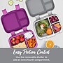 Bentgo Fresh Bento Box, 4-Compartment, Gray, 39.2 oz. (BGOFR-2Y)~#|#~FCD00A13-F5EA-455E-9A8B43640F1441F1_sc7