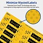 Avery Laser/Inkjet Rectangle Multipurpose Labels, 1" x 4", Bright Yellow, 1600/Box (94202)~#|#~FCD2C41F-5B51-4D9A-BC2E9988BE3986BA_sc7