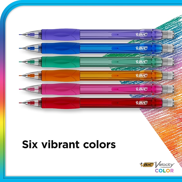ACMI AP Zertifiziert Ungiftig BIC Velocity Druckbleistifte 0,7 Mm ...