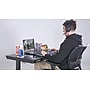 Victor Technology 48"W Electric Rectangular Adjustable Glass Standing Desk, Black (DC950B)~#|#~FCDBEF7D-4F71-4CF0-8D4373A1999DE0A4_sc7