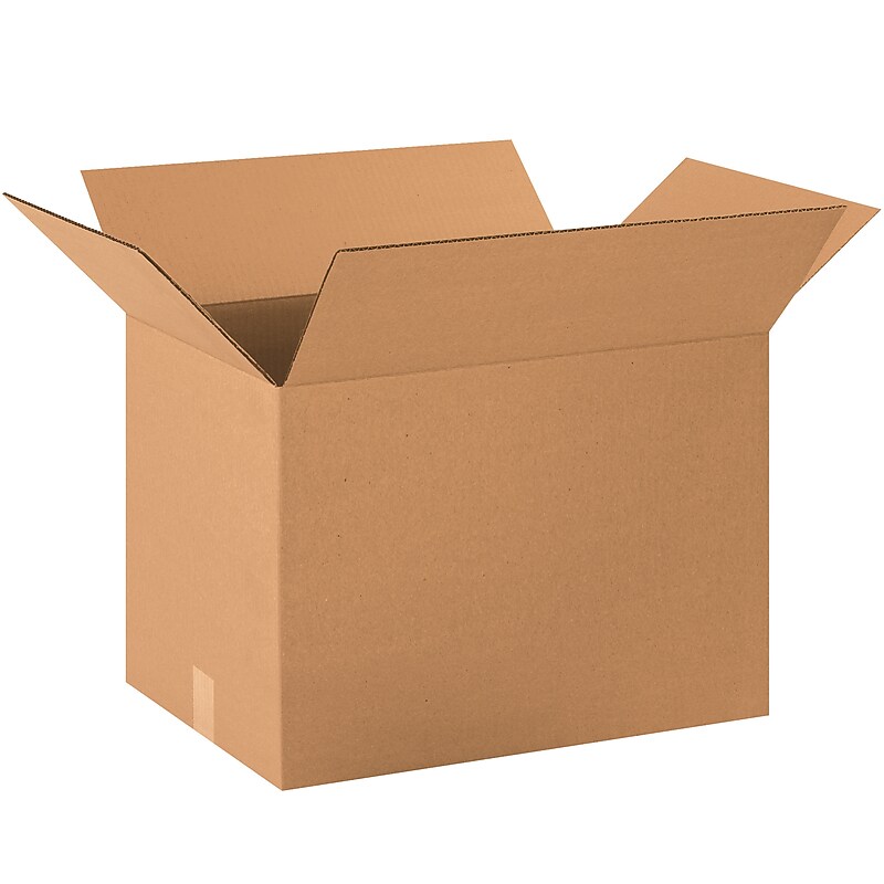 20" x 14" x 14" Shipping Boxes, 32 ECT, 20/Bundle (201414) image 1