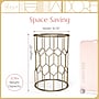 Adore Decor Harper Side Table, Gold (FUST10018A)~#|#~FCE6688D-A70C-478D-A8163F49170B3143_sc7