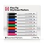 TRU RED™ Pen Dry Erase Markers, Fine Tip, Assorted, 8/Pack (TR61443/TR56881)~#|#~FCE6BBD0-2BE1-4954-91063FE4A1A28DBE_sc7