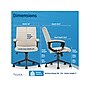Click365 Transform 3.0 Ergonomic Vegan Leather Swivel Desk Chair, White (CCHR10008C)~#|#~FCEBD2C2-F8F2-4E56-969C6292B84904D4_sc7