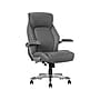 La-Z-Boy Meyer Ergonomic Bonded Leather Swivel Executive Chair, Gray (60082-GRY)~#|#~FCEE120C-B5F0-4244-BC7869FEE270505E_sc7