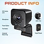 Delton HD 1080p Wireless Webcam, 2.1 Megapixels, Black (DCWC50)~#|#~FCF15CC9-3E6C-41AB-9B77F0296C9543AC_sc7