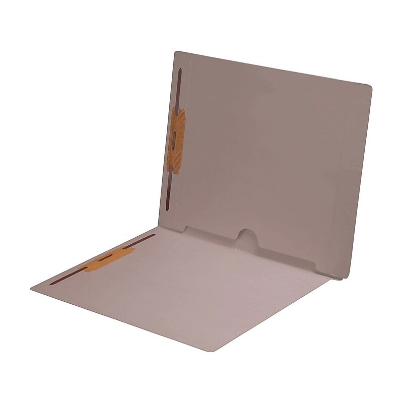Medical Arts Press End Tab File Folder, Straight Cut, Letter-Size, Gray, 250/Carton (S-09019-GRY-B) image 1