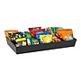 Mind Reader Plastic Snack Tray Countertop Organizer Condiment Holder, Black (SNACKORGT-BLK)~#|#~FD00ECD7-4763-4BB2-A3A3BBD47C1E44A5_sc7