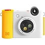 Kodak Smile+ 5 Megapixels Digital Instant Print Camera, White/Yellow (RODSMPCAMW)~#|#~FD022599-27CE-4F3D-965702FC9DC24108_sc7