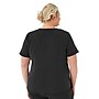 Medline Lex AVE Women's 3-Pocket V-Neck Scrub Top, XL, Black (4802BLKXL)~#|#~FD02FA86-5DEC-487E-AC82F08BCB2D4E89_sc7
