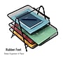 Mind Reader 4-Tier Stackable Paper Desk Tray Organizer, Metal, Black, 2/Pack (4TPAP2PK-BLK)~#|#~FD09C096-1A84-4901-AA872BD82ECE0B1B_sc7