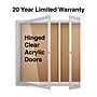 Staples Enclosed Cork Display Board, Aluminum Frame, 4' x 3' (ST61262)~#|#~FD0A169E-74C6-4418-B4FCA67693F30263_sc7
