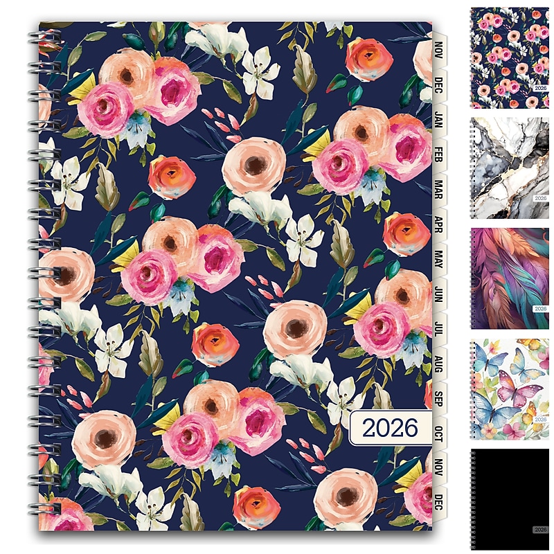 2026 Global Printed Products 5-Cover 8.5" x 11" Planner, Paperboard Cover (RRY26-8511M-F) image 1