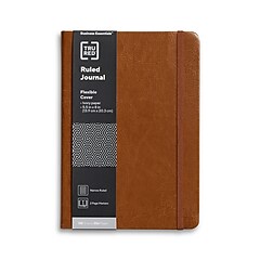 TRU RED™ 5.5” x 8” Medium Flexible Cover Narrow Ruled