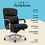 La-Z-Boy Symphony Ergonomic Bonded Leather Swivel Executive Chair, Black and Chrome (CCHR10013D)~#|#~FD12F2FD-EA2F-46E5-84C4348F9B167318_sc7
