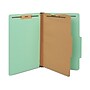 Staples 60% Recycled Pressboard Classification Folder, 1-Divider, 1.75" Expansion, Legal Size, Light Green, 20/Box~#|#~FD12FDCC-67D2-4E5C-AB2DC52FB05A458F_sc7