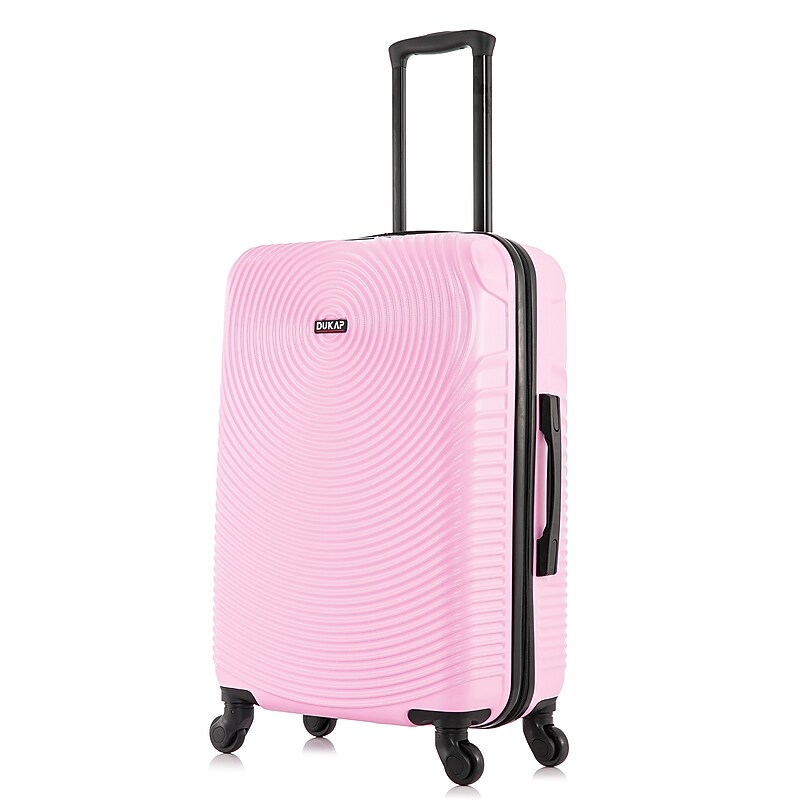 DUKAP Inception 25.98" Hardside Suitcase, 4-Wheeled Spinner, TSA Checkpoint Friendly, Pink (DKINC00M-PNK) image 1