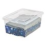 Iris 17 Qt. Snap Lid Storage Bin, Clear (CNL-17)~#|#~FD15174E-E45A-40FB-94A1AEB4E63ECC43_sc7