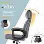Click365 Classic Ergonomic Bonded Leather Executive Big & Tall Chair, 350 lb. Capacity, Gray (CCHR10023D)~#|#~FD16AE82-B119-42EC-8D6A087D68031F4E_sc7