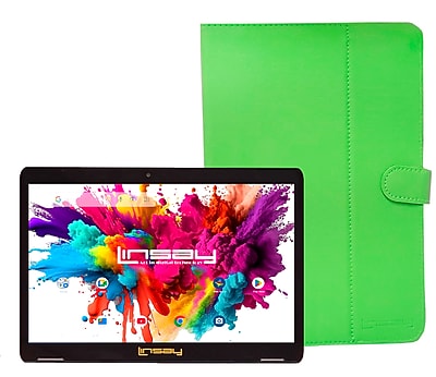 Linsay Octa Core 10.1″ Tablet, 128GB Storage, Android 15, Bundled with Green Leather Case and Stylus Pen (F10IPGBCGRE) Sansujyuku sansujyuku.com