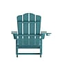 Flash Furniture Newport Adirondack Chair with Cup Holder, Blue (LEHMP104410BL)~#|#~FD18B857-995B-4047-8168EB1B3E5BBE50_sc7