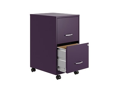 SOHO Smart File 2-Drawer Mobile Vertical File Cabinet - Thumbnail 3