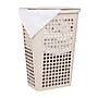 Mind Reader Slim Tapered Hamper with Lid, Plastic, Ivory (SWHAMP50-IVO)~#|#~FD1DB862-FE19-4D7E-B1D0B72450F5FB32_sc7