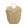 Household Essentials Woven Storage Wicker Basket with Handles, Cream (ML-4130)~#|#~FD1DF582-03D7-42BA-84B78892C7048FBC_sc7