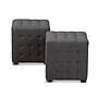 Baxton Studio Elladio Fabric Ottoman, Charcoal, 2/Set (156-2P-9298-HT)~#|#~FD22FE5B-0314-48DB-A5FAF3527101CA85_sc7
