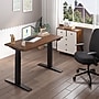 FlexiSpot E7 Commercial 48''W Electric Rectangular Adjustable Standing Desk, Black Walnut/Black (E7BCOM4824-BW)~#|#~FD2E3F67-A3A7-4105-B486AAE0739BD829_sc7
