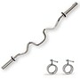 Sunny Health & Fitness 48" Olympic Super Curl Bar with Ring Collars (SF-OB03-48)~#|#~FD2EFA5D-7EA2-4477-8893A5072F8186CE_sc7