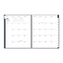 2026 Blue Sky Solid Steel 11" x 8.5" Weekly & Monthly Personal Organizer, Plastic Cover, Blue (158002)~#|#~FD39EF3F-44AD-4CE3-9161D2005859A919_sc7