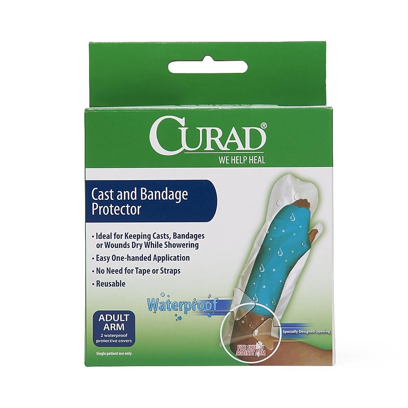 Curad Cast and Bandage Protector, Adult Arm, 6/Box (CUR200AAA) image 1