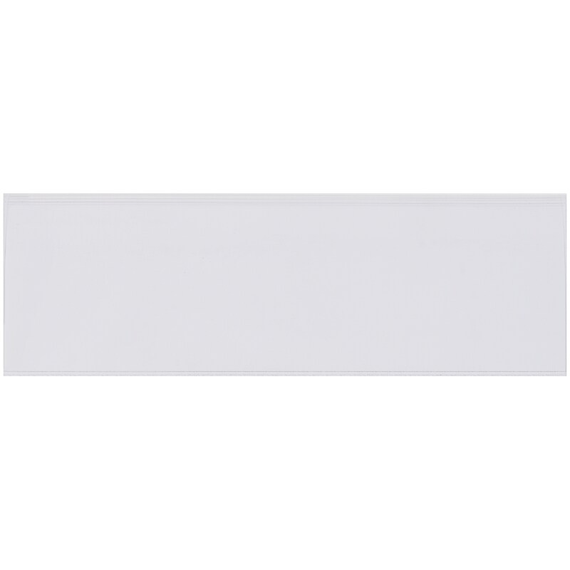 Open-Edge Plastic Label Holder, 2" x 6", 50/Case (LH104) image 1