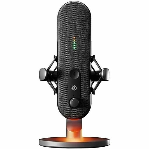 【美品】SteelSeries ALIAS SteelSeries Alias Noise Cancelling Microphone, Black (61601) | Staples