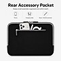 SumacLife 13" Microsuede Laptop Sleeve, Black/Gray (NbkLea679)~#|#~FD41DCE7-7F3D-4A65-868EEAC3DCC3FFC6_sc7