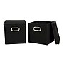 Household Essentials Storage Bins with Lids and Chromed Grommet Handles, (HH34-1)~#|#~FD441E07-B8E3-42F5-8294BA08DAA47378_sc7