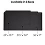 Smead Small Vegan Leather Anti-Slip Desk Pad, 23.6" x 13.7", Charcoal (64838)~#|#~FD44D6BE-4A70-447F-9B664CBB033B7E5B_sc7